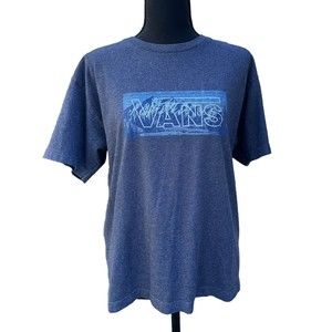 Vans T Shirt Boys XLarge Short Sleeve Casual Crew Neck Lightweight  Blue